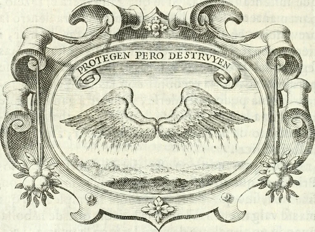 An illustration from Idea de vn principe politico christiano, rapresentada en cien empresas, 1642, leaf 699