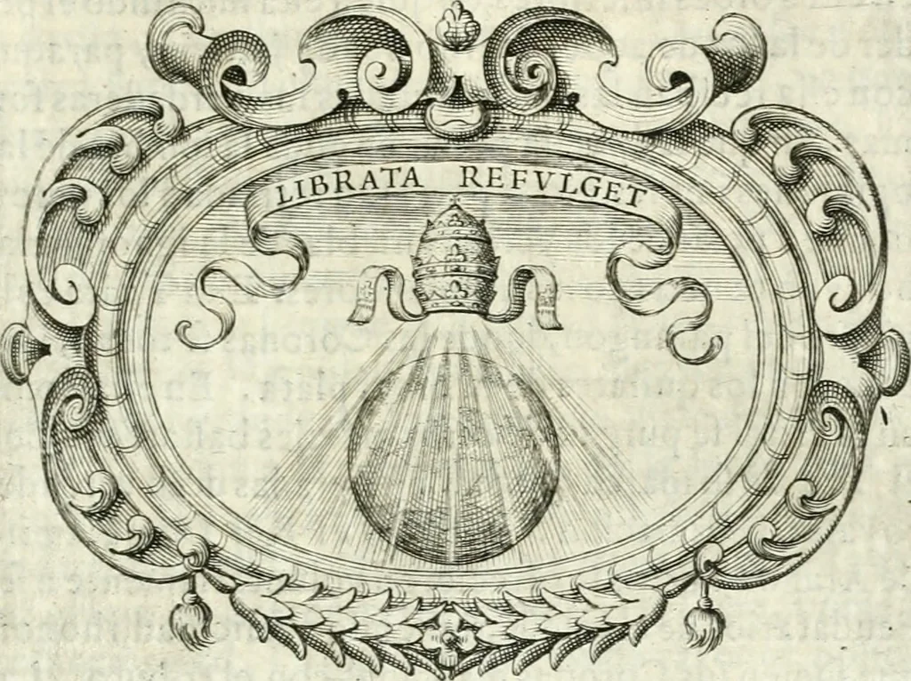 An illustration from Idea de vn principe politico christiano, rapresentada en cien empresas, 1642, leaf 710