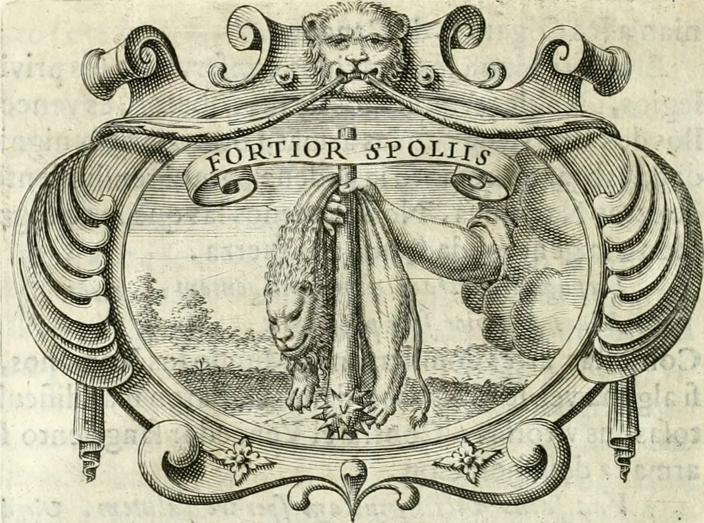 An illustration from Idea de vn principe politico christiano, rapresentada en cien empresas, 1642, leaf 737