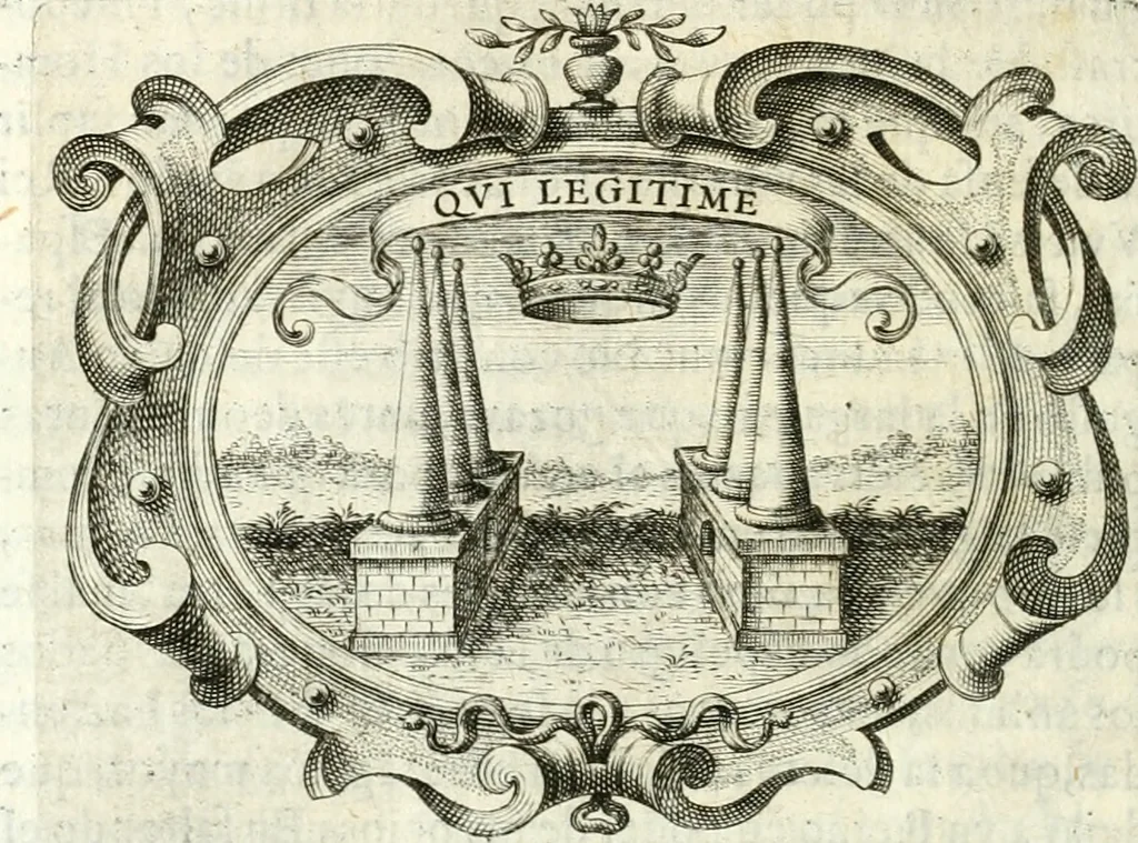 An illustration from Idea de vn principe politico christiano, rapresentada en cien empresas, 1642, leaf 753