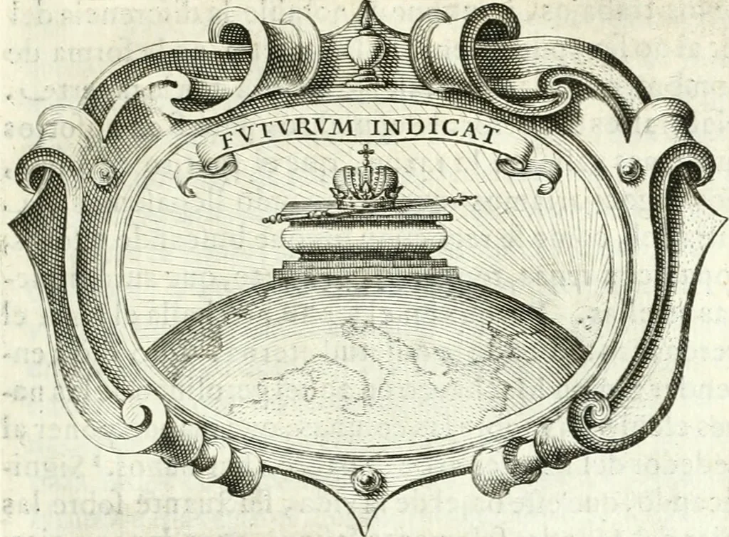 An illustration from Idea de vn principe politico christiano, rapresentada en cien empresas, 1642, leaf 766
