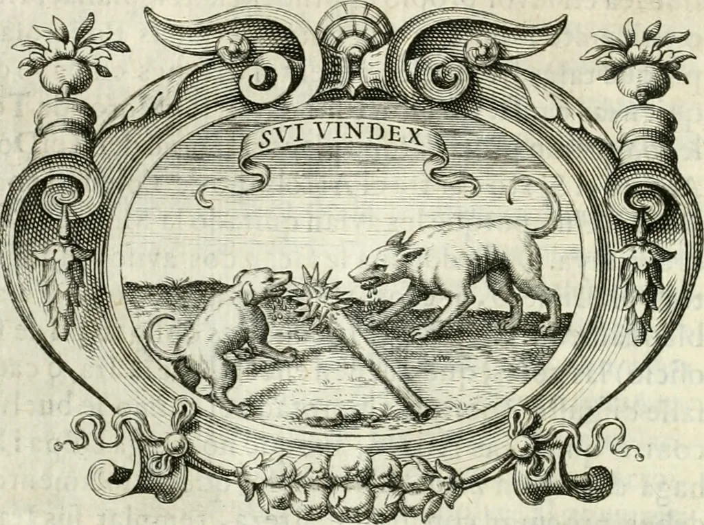 An illustration from Idea de vn principe politico christiano, rapresentada en cien empresas, 1642, leaf 81