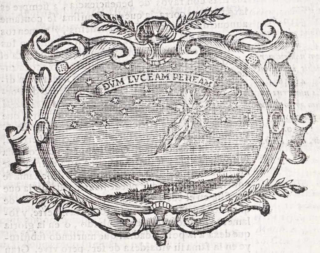 An illustration from Idea de vn principe politico christiano : representada en cien empressas, 1656, leaf 109