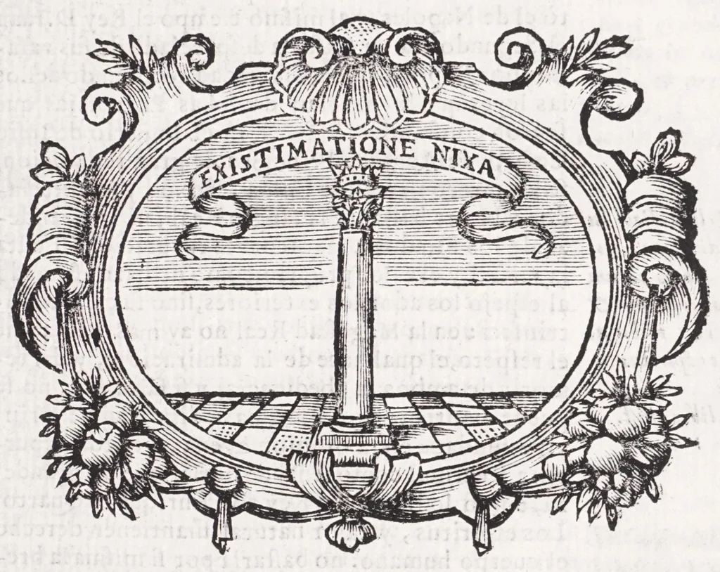 An illustration from Idea de vn principe politico christiano : representada en cien empressas, 1656, leaf 209