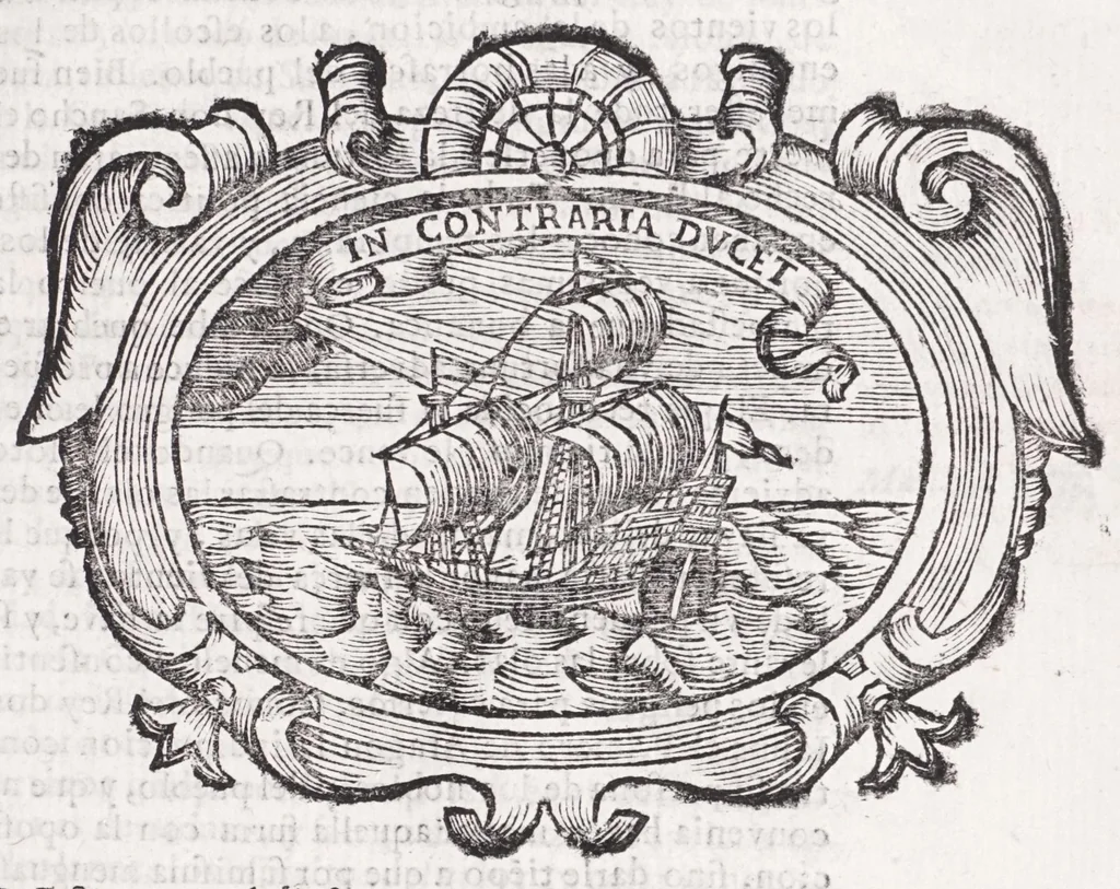 An illustration from Idea de vn principe politico christiano : representada en cien empressas, 1656, leaf 237