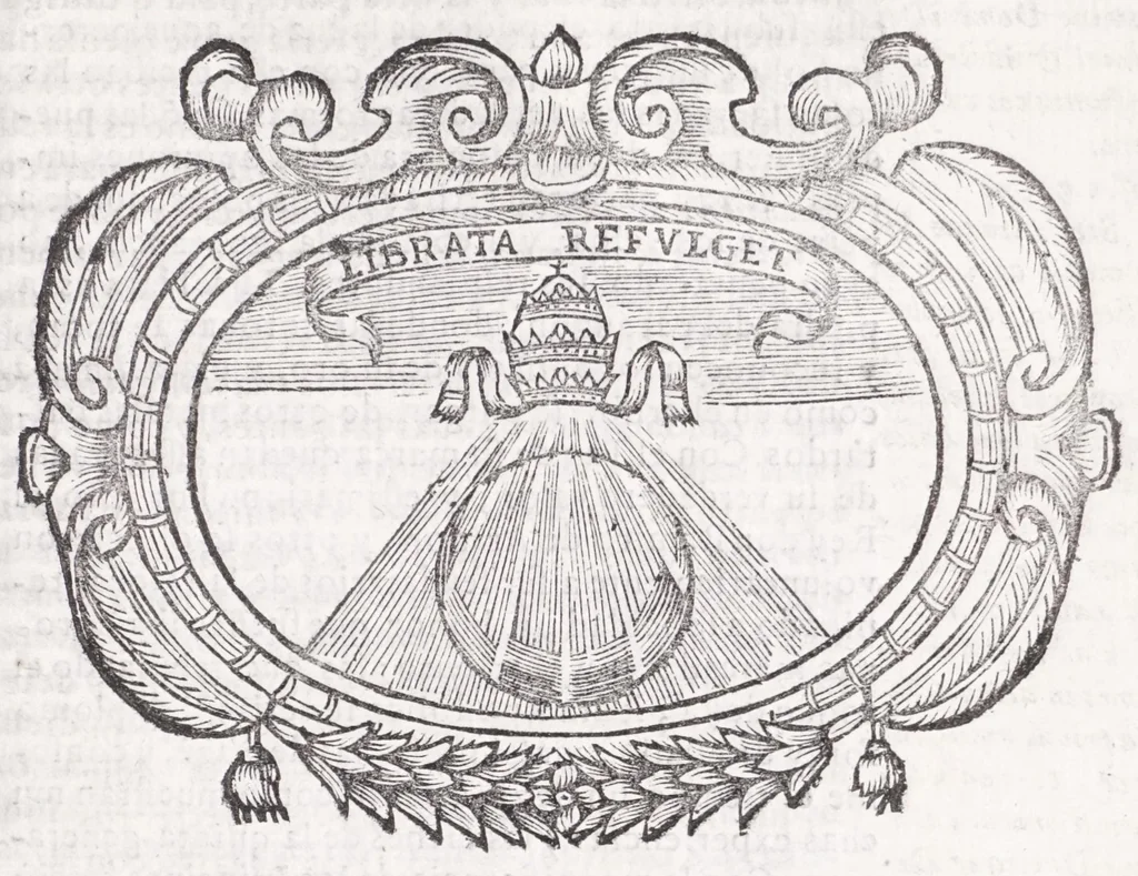 An illustration from Idea de vn principe politico christiano : representada en cien empressas, 1656, leaf 647
