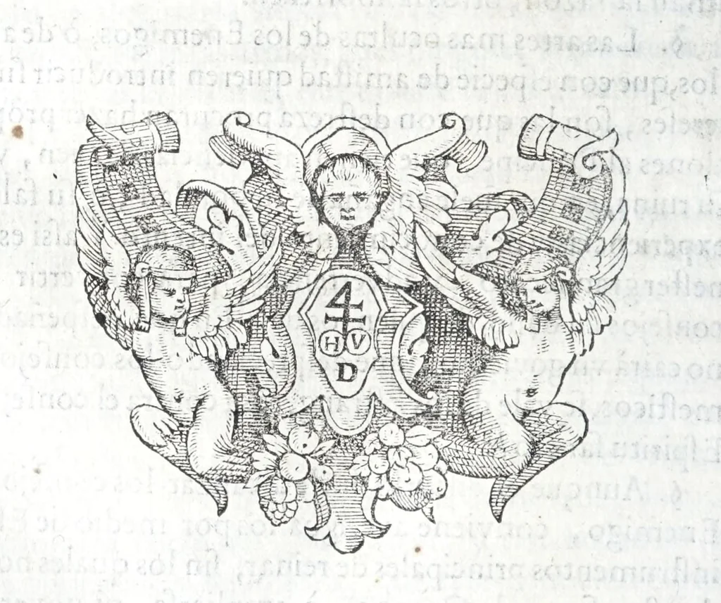 An illustration from Idea de vn principe politico christiano : representada en cien empresas, 1655, leaf 654