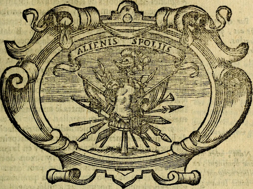 An illustration from Idea de vn principe politico christiano : representada en cien empressas. Va enmendada en esta sexta impression de todos los yerros que avia en las otras ..., 1675, leaf 116