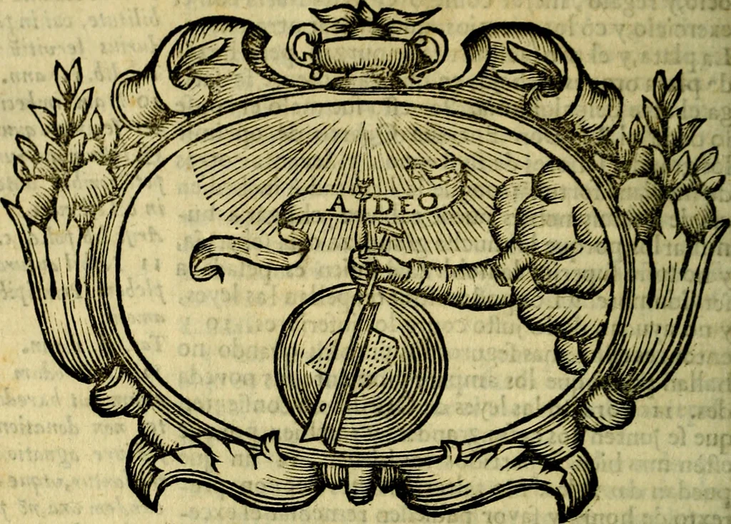 An illustration from Idea de vn principe politico christiano : representada en cien empressas. Va enmendada en esta sexta impression de todos los yerros que avia en las otras ..., 1675, leaf 121