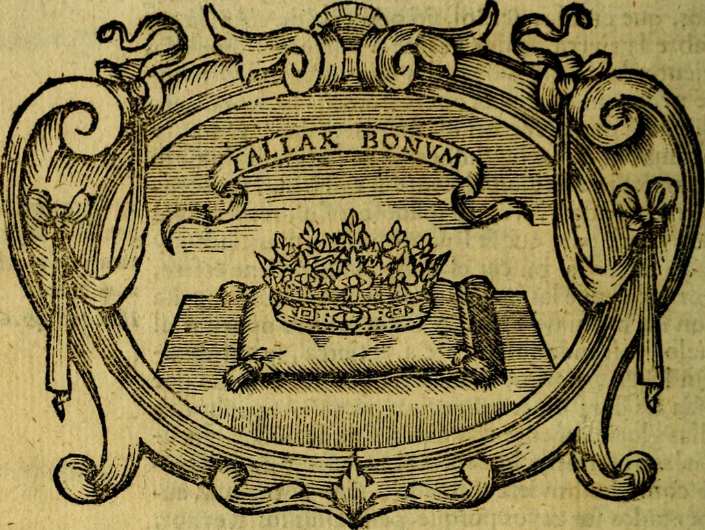 An illustration from Idea de vn principe politico christiano : representada en cien empressas. Va enmendada en esta sexta impression de todos los yerros que avia en las otras ..., 1675, leaf 135