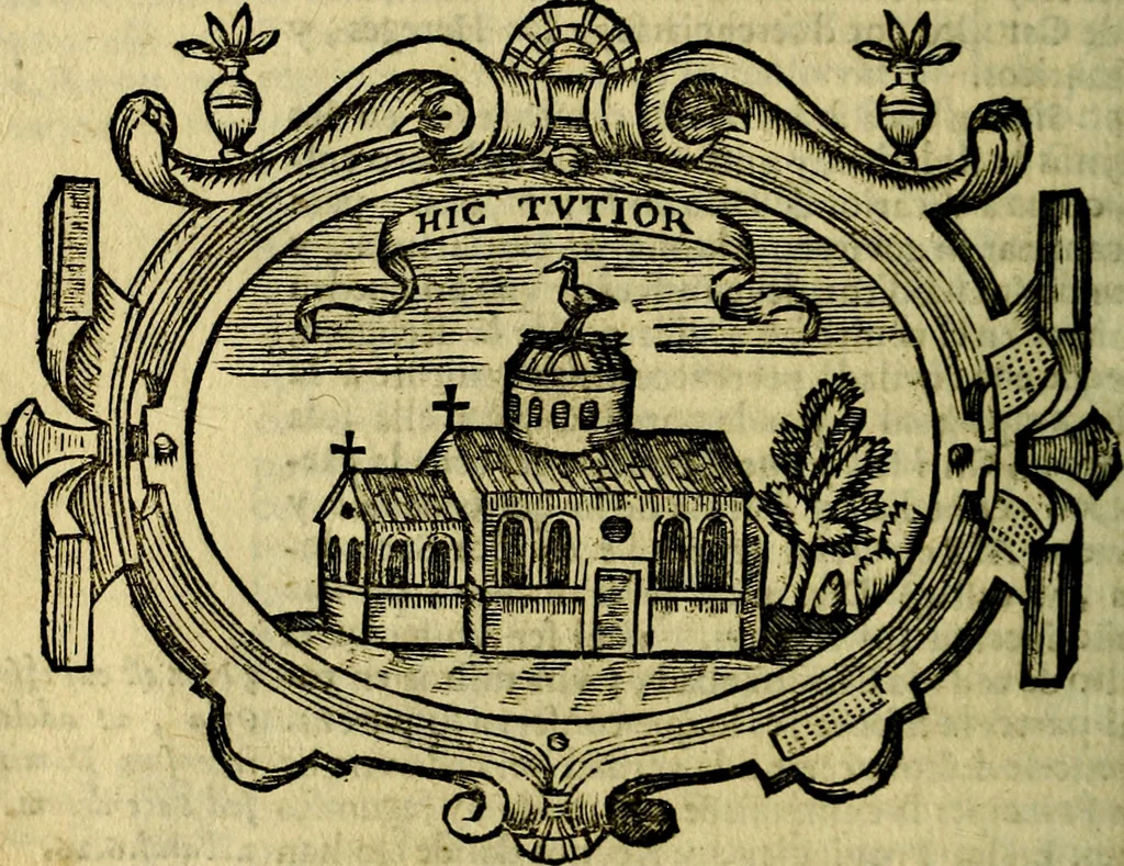 An illustration from Idea de vn principe politico christiano : representada en cien empressas. Va enmendada en esta sexta impression de todos los yerros que avia en las otras ..., 1675, leaf 173
