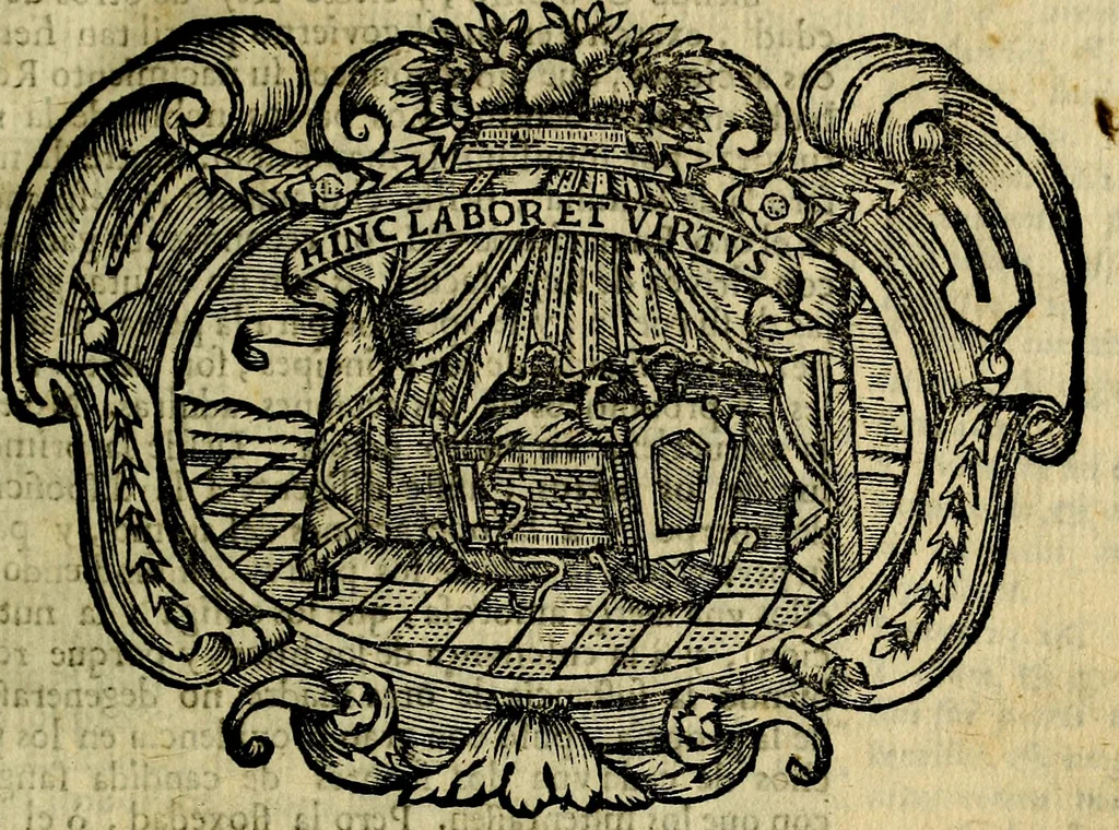 An illustration from Idea de vn principe politico christiano : representada en cien empressas. Va enmendada en esta sexta impression de todos los yerros que avia en las otras ..., 1675, leaf 18