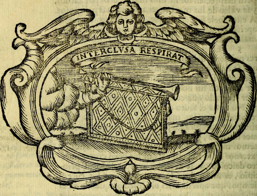 An illustration from Idea de vn principe politico christiano : representada en cien empressas. Va enmendada en esta sexta impression de todos los yerros que avia en las otras ..., 1675, leaf 233