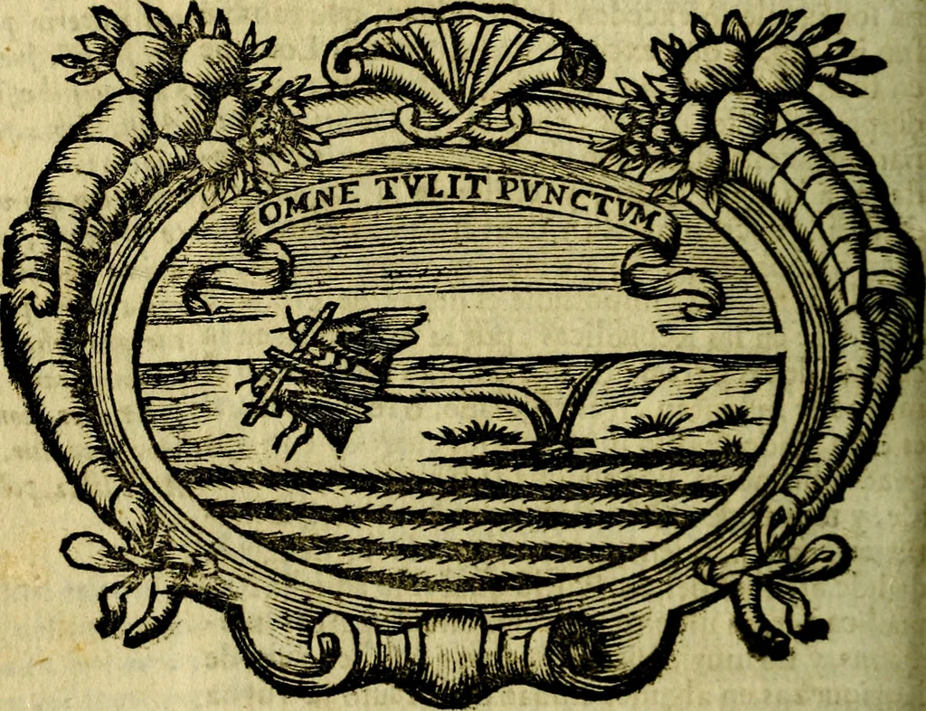An illustration from Idea de vn principe politico christiano : representada en cien empressas. Va enmendada en esta sexta impression de todos los yerros que avia en las otras ..., 1675, leaf 275