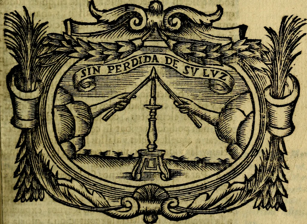 An illustration from Idea de vn principe politico christiano : representada en cien empressas. Va enmendada en esta sexta impression de todos los yerros que avia en las otras ..., 1675, leaf 406