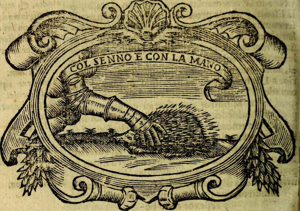 An illustration from Idea de vn principe politico christiano : representada en cien empressas. Va enmendada en esta sexta impression de todos los yerros que avia en las otras ..., 1675, leaf 415