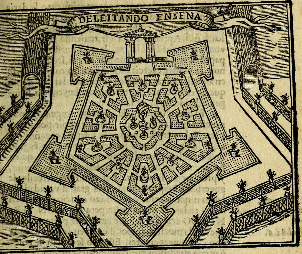 An illustration from Idea de vn principe politico christiano : representada en cien empressas. Va enmendada en esta sexta impression de todos los yerros que avia en las otras ..., 1675, leaf 46
