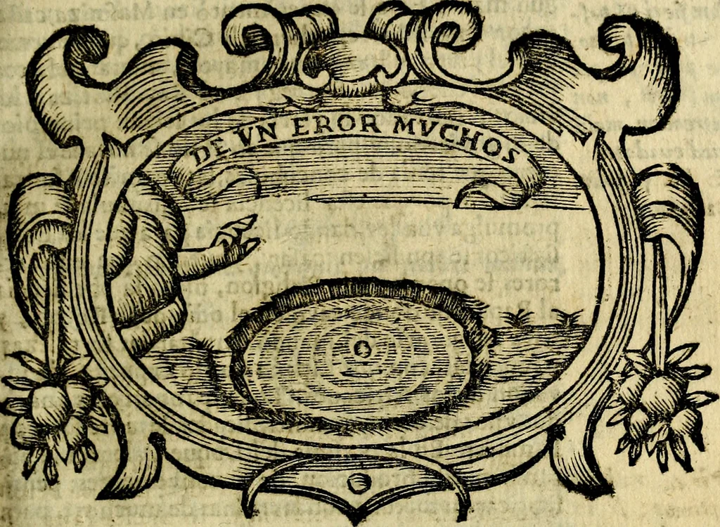 An illustration from Idea de vn principe politico christiano : representada en cien empressas. Va enmendada en esta sexta impression de todos los yerros que avia en las otras ..., 1675, leaf 464