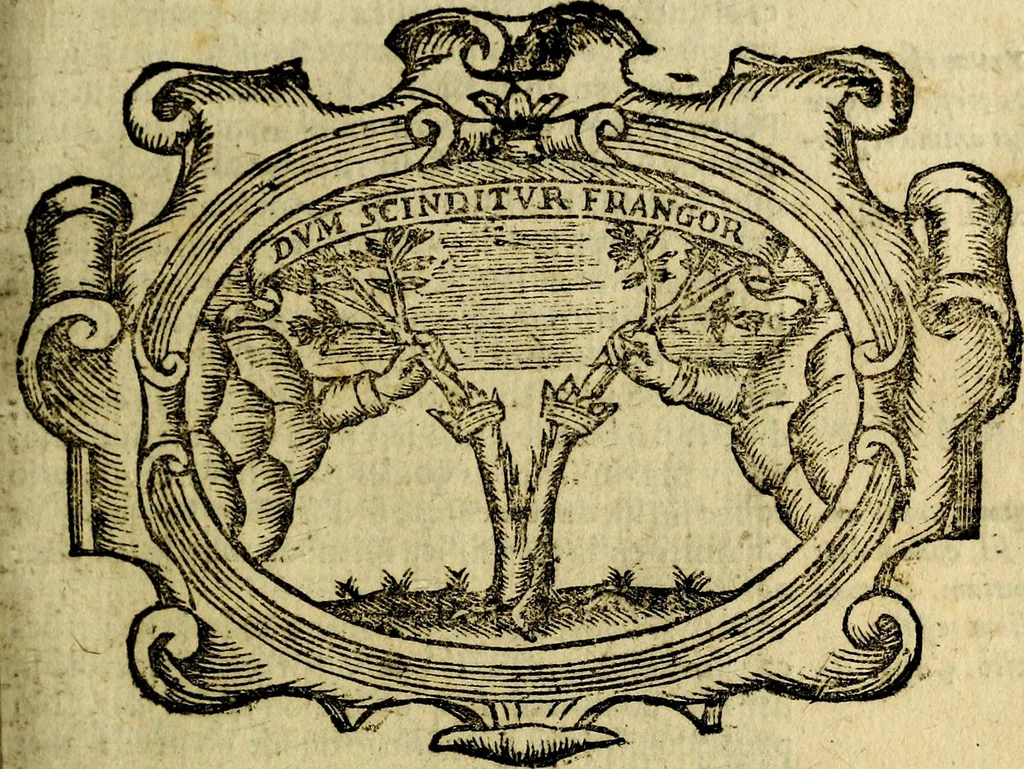 An illustration from Idea de vn principe politico christiano : representada en cien empressas. Va enmendada en esta sexta impression de todos los yerros que avia en las otras ..., 1675, leaf 508