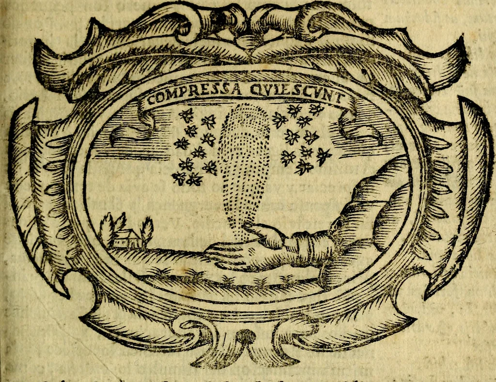 An illustration from Idea de vn principe politico christiano : representada en cien empressas. Va enmendada en esta sexta impression de todos los yerros que avia en las otras ..., 1675, leaf 524