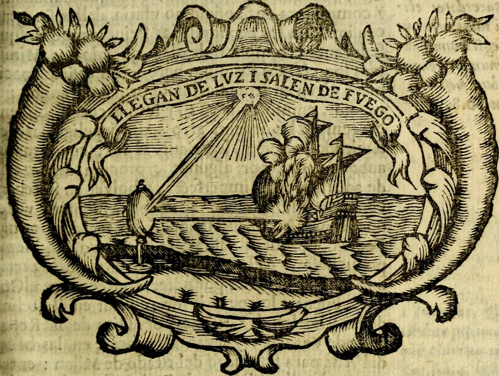 An illustration from Idea de vn principe politico christiano : representada en cien empressas. Va enmendada en esta sexta impression de todos los yerros que avia en las otras ..., 1675, leaf 546