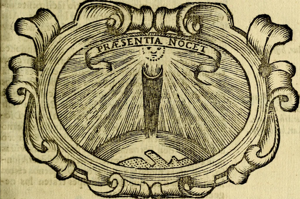 An illustration from Idea de vn principe politico christiano : representada en cien empressas. Va enmendada en esta sexta impression de todos los yerros que avia en las otras ..., 1675, leaf 550