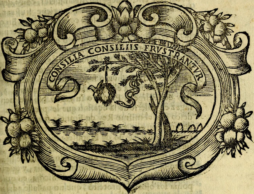 An illustration from Idea de vn principe politico christiano : representada en cien empressas. Va enmendada en esta sexta impression de todos los yerros que avia en las otras ..., 1675, leaf 560