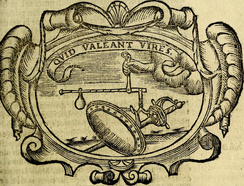 An illustration from Idea de vn principe politico christiano : representada en cien empressas. Va enmendada en esta sexta impression de todos los yerros que avia en las otras ..., 1675, leaf 570