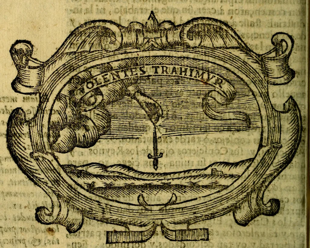 An illustration from Idea de vn principe politico christiano : representada en cien empressas. Va enmendada en esta sexta impression de todos los yerros que avia en las otras ..., 1675, leaf 615