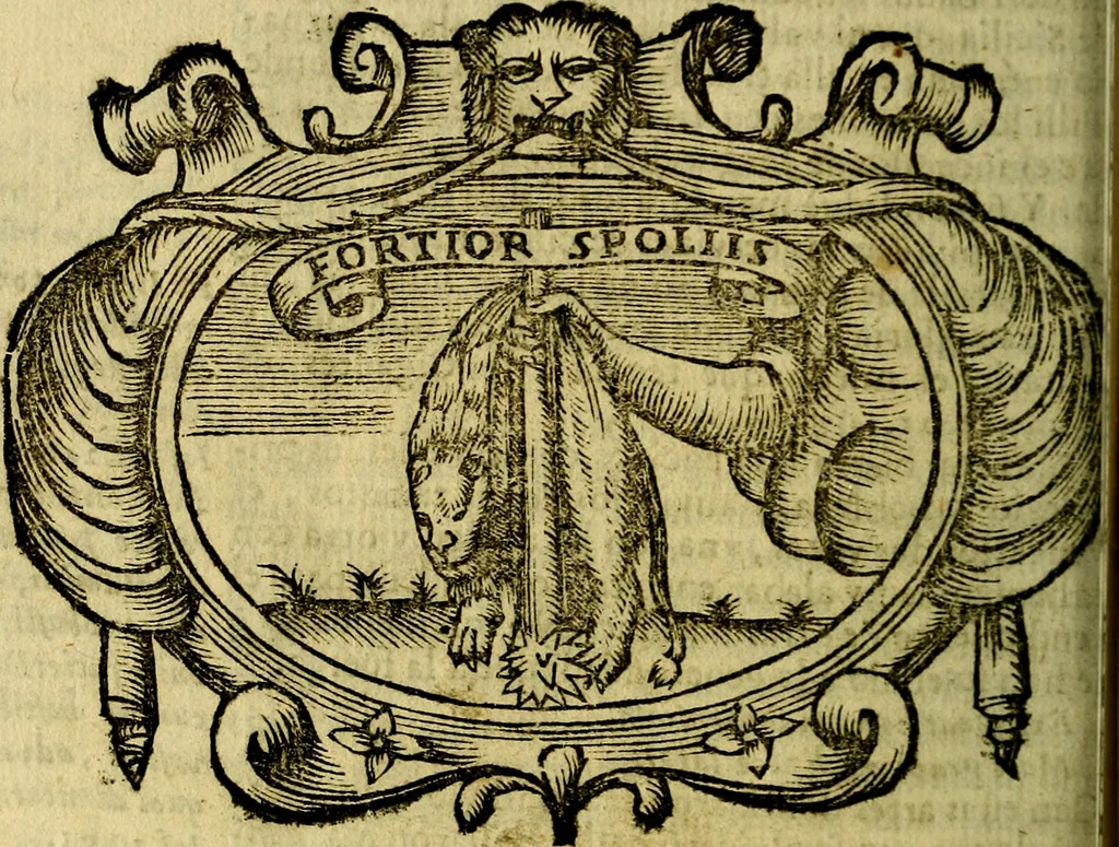 An illustration from Idea de vn principe politico christiano : representada en cien empressas. Va enmendada en esta sexta impression de todos los yerros que avia en las otras ..., 1675, leaf 671