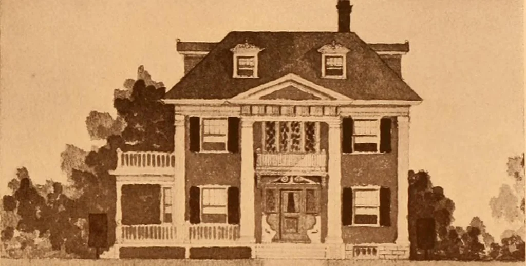 An illustration from Ideal homes / by W. F. Barlow, Jr., 1913, leaf 26