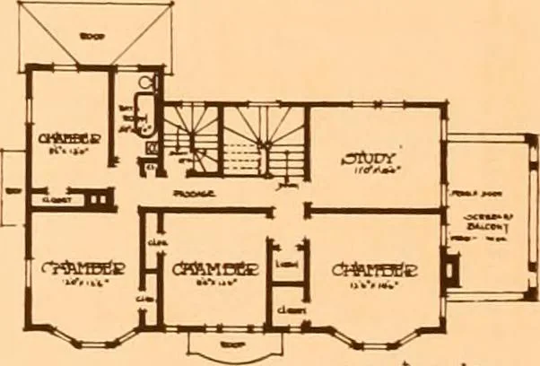 An illustration from Ideal homes / by W. F. Barlow, Jr., 1913, leaf 27