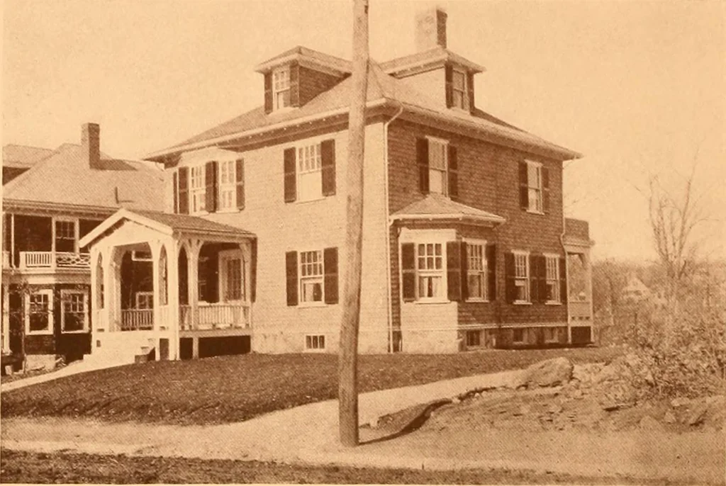 An illustration from Ideal homes / by W. F. Barlow, Jr., 1913, leaf 29
