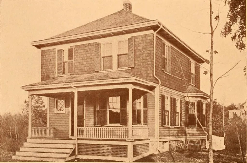 An illustration from Ideal homes / by W. F. Barlow, Jr., 1913, leaf 39