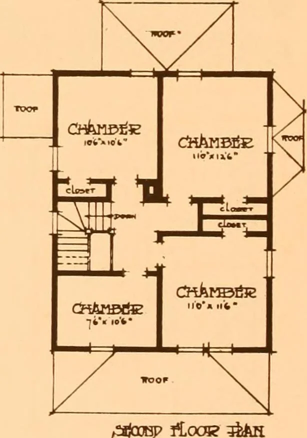 An illustration from Ideal homes / by W. F. Barlow, Jr., 1913, leaf 39