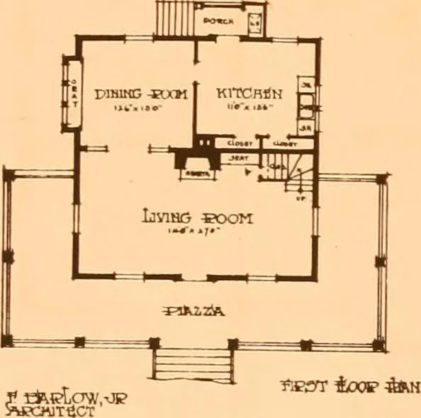 An illustration from Ideal homes / by W. F. Barlow, Jr., 1913, leaf 49