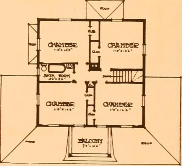 An illustration from Ideal homes / by W. F. Barlow, Jr., 1913, leaf 49