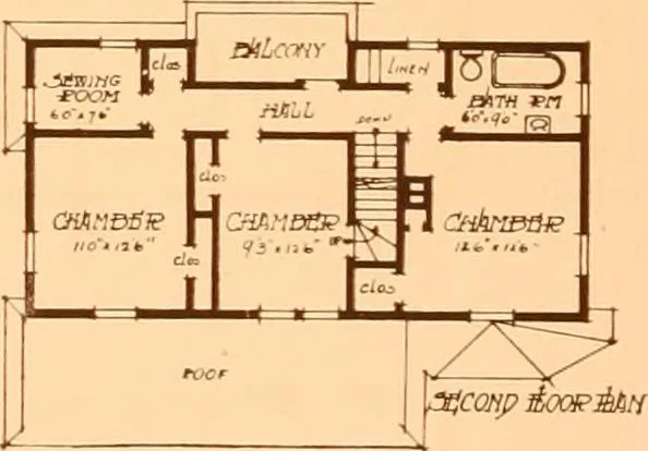 An illustration from Ideal homes / by W. F. Barlow, Jr., 1913, leaf 57