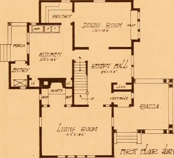 An illustration from Ideal homes / by W. F. Barlow, Jr., 1913, leaf 66