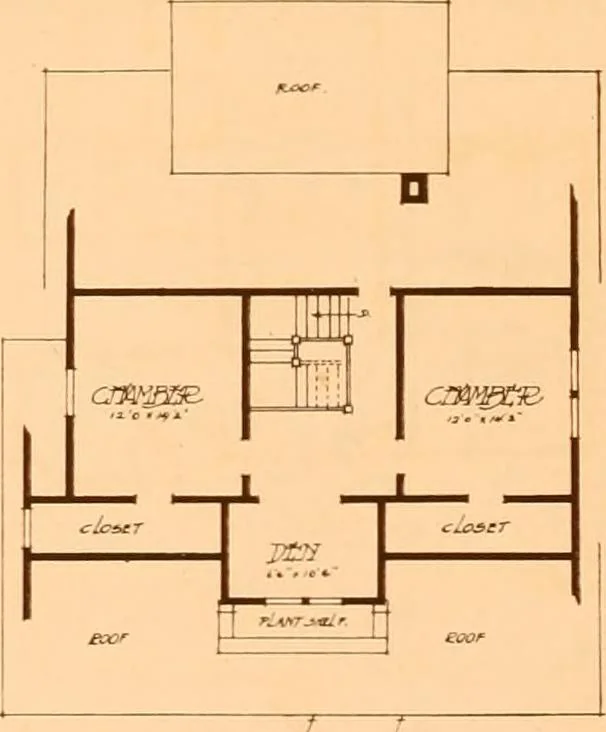 An illustration from Ideal homes / by W. F. Barlow, Jr., 1913, leaf 79