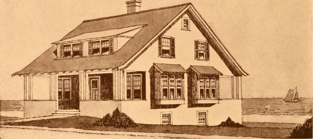 An illustration from Ideal homes / by W. F. Barlow, Jr., 1913, leaf 85