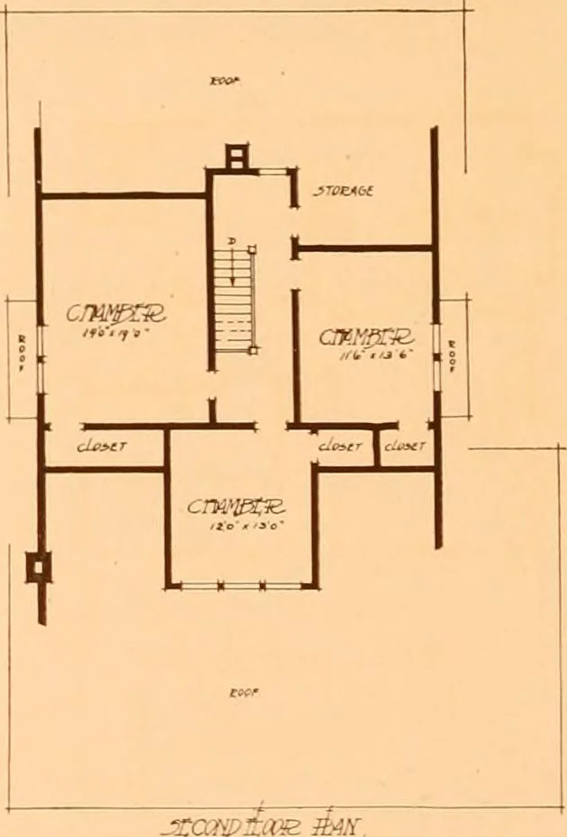 An illustration from Ideal homes / by W. F. Barlow, Jr., 1913, leaf 87