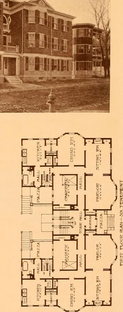An illustration from Ideal homes / by W. F. Barlow, Jr., 1913, leaf 91