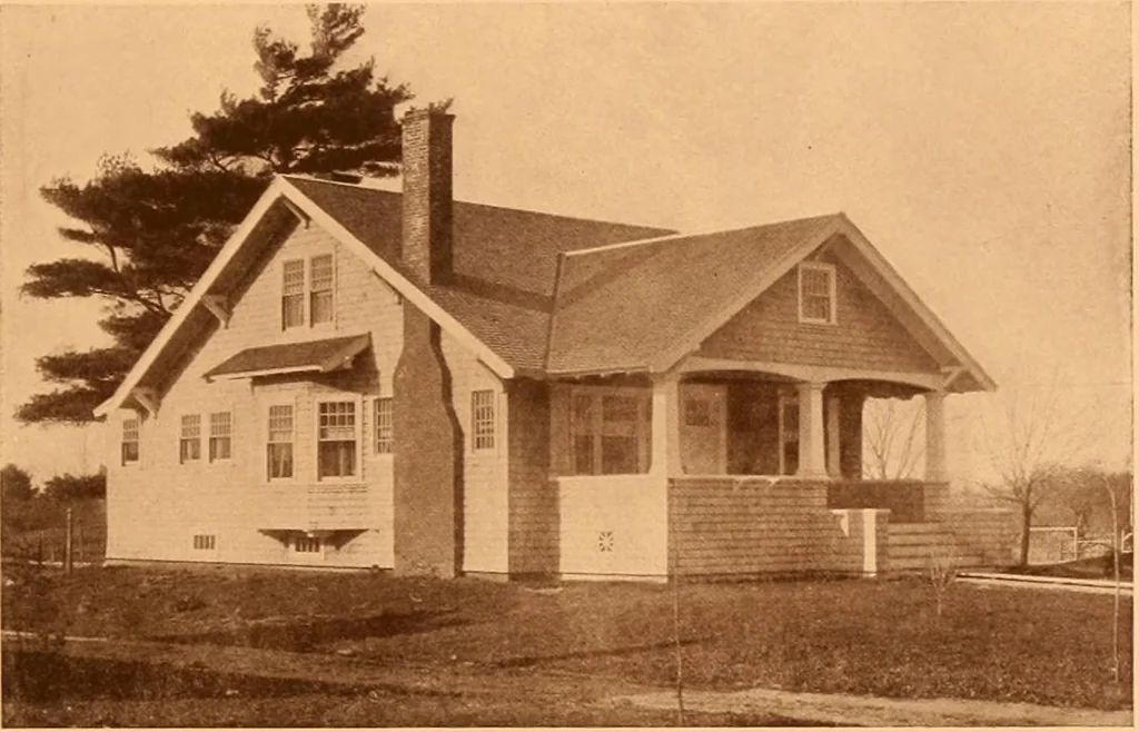 An illustration from Ideal homes / by W. F. Barlow, Jr., 1913, leaf 94