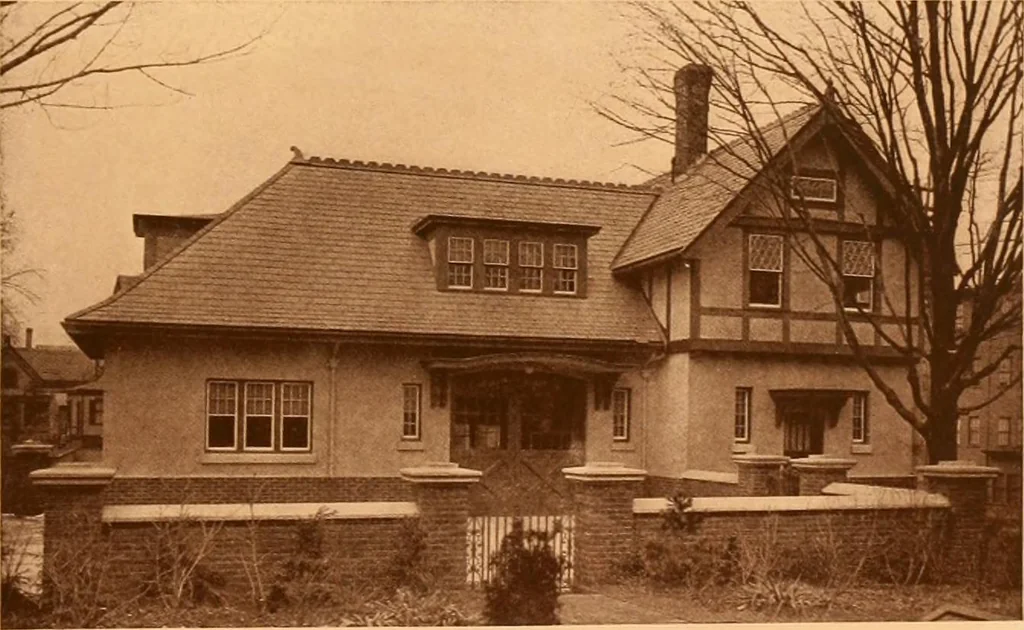 An illustration from Ideal homes / by W. F. Barlow, Jr., 1913, leaf 94