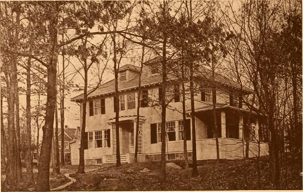 An illustration from Ideal homes / by W. F. Barlow, Jr., 1913, leaf 95