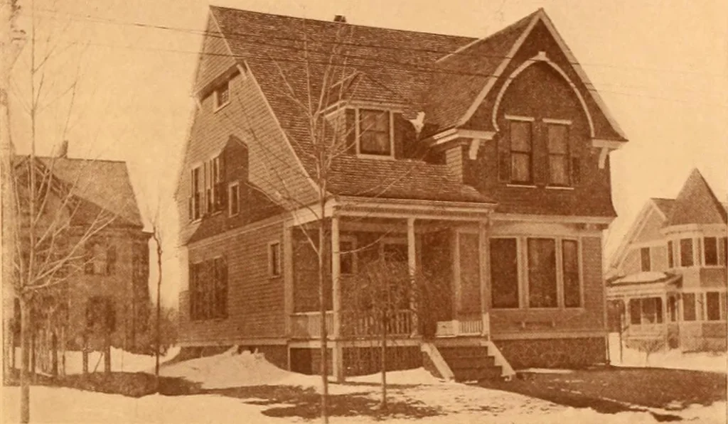 An illustration from Ideal homes / by W. F. Barlow, Jr., 1913, leaf 98