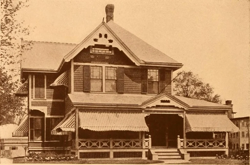 An illustration from Ideal homes / by W. F. Barlow, Jr., 1913, leaf 99
