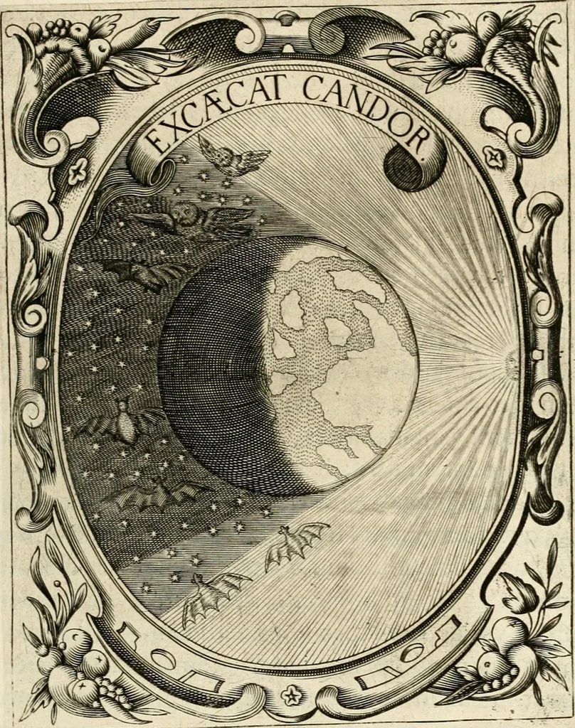An illustration from Idea principis christiano-politici, centum symbolis expressa, 1649, leaf 104