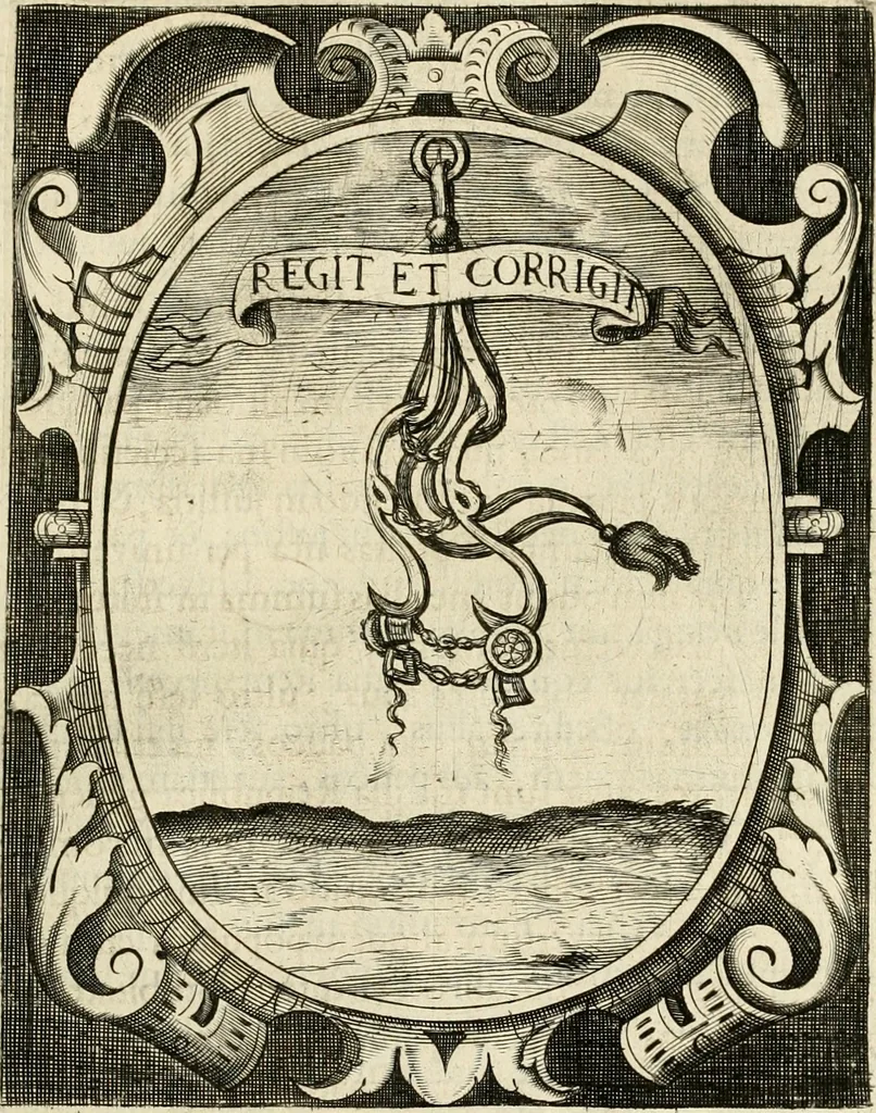 An illustration from Idea principis christiano-politici, centum symbolis expressa, 1649, leaf 160